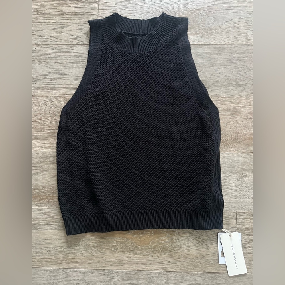 Commense Charcoal Textured Tank Top - Picture 4 of 4